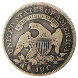 1830 Capped Dime (F)