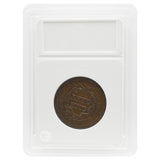 1851 Braided Hair Large Cent VF30