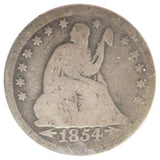 1854 Liberty Seated Quarter With Arrows (Fair)