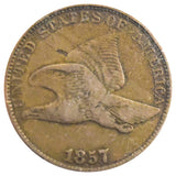 1857 Flying Eagle Cent (Fine) Details
