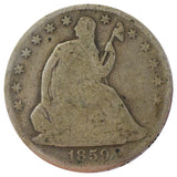 1859-O Liberty Seated Half Dollar (AG)