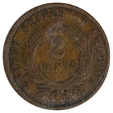 1866 2-Cent (VG)