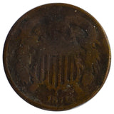 1871 2-Cent Rim Dings (G)