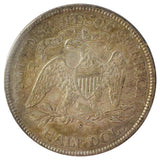 1875-S Liberty Seated Half Dollar Details (VF)