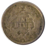 1876-S Liberty Seated Dime VF25