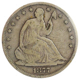 1877-S Liberty Seated Half Dollar (VG)