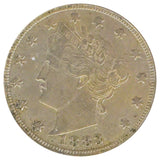 1883 V-Nickel XF-AU