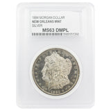 1884-O Morgan Dollar MS63 DMPL PCC