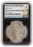 1884 O Morgan Dollar BU | Original Bag Fragment NGC