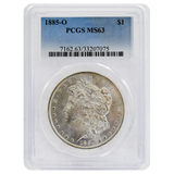 1885-O Morgan Dollar MS63 PCGS