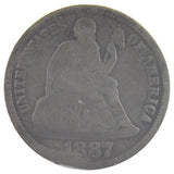 1887-S Liberty Seated Dime (VF)
