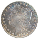 1888-O Morgan Dollar (AU) "Rim Dings" Toned
