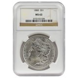 1888 Morgan Dollar MS62 NGC