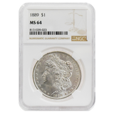 1889 Morgan Dollar MS64 NGC