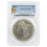 1893 Morgan Dollar XF45 PCGS