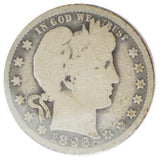 1896-O Barber Quarter (G)