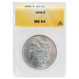 1896 Morgan Dollar MS64 ANACS