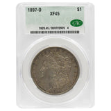 1897-O CAC Morgan Dollar XF45