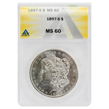 1897-S Morgan Dollar MS60 ANACS