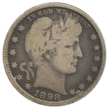 1898 Barber Quarter (VG)