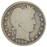 1900-S Barber Quarter (G)