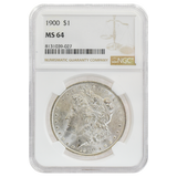 1900 Morgan Dollar MS64 NGC