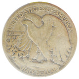 1916-D Walking Liberty Half Cleaned (G)