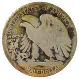 1917-S Mintmark Reverse Walking Liberty Half Dollar Cleaned/Details (AG)