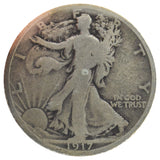 1917-S Mintmark Reverse Walking Liberty Half Dollar (G)