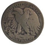 1917-S Mintmark Reverse Walking Liberty Half Dollar (VG)