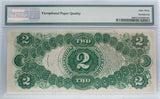 PMG 1917 $2 FR 60 Legal Tender "Bracelet Reverse" CU 63 EPQ