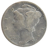 1921-D Mercury Dime Details (VG)