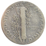 1921-D Mercury Dime Details (VG)