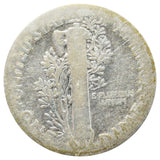 1921-D Mercury Dime Cleaned Details (AG)
