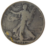 1921 Walking Liberty Half Dollar Details/Scratches (G) SEMI KEY