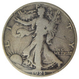 1921 Walking Liberty Half Dollar Details (VG) SEMI KEY
