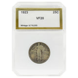 1923 Standing Liberty Quarter VF20 PCI