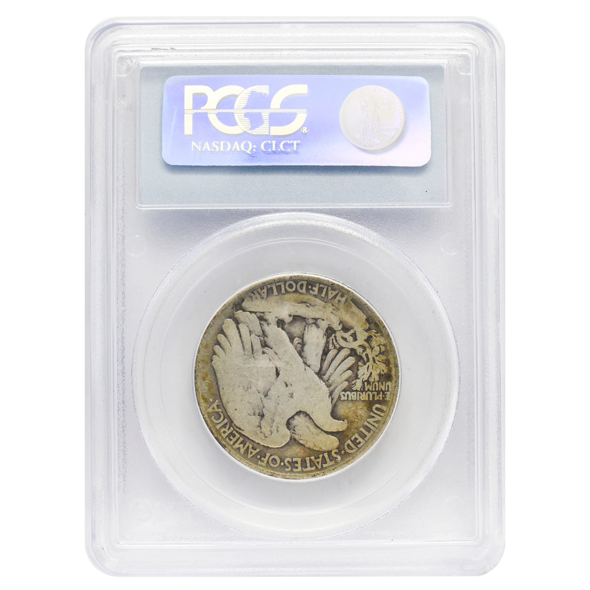 1927-S Walking Liberty Silver Half Dollar – Circulated, Good/VG Condition