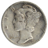 1931-S Mercury Dime (VG)