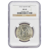 1936 Albany Commemorative Half Dollar MS65 NGC
