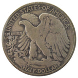 1938-D Walking Liberty Half Dollar (VG/F)