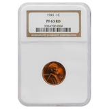 1941 Wheat Proof Cent PF63 RD NGC
