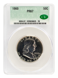 CAC 1960 Franklin Half Dollar PR 67