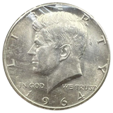 1964-D Kennedy Half Dollar, XF-AU
