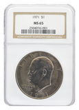 1971 Eisenhower Dollar MS65