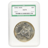 1995 Civil War $1 Commemorative MS70