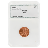 1995 Wheat Cent Double Die Obverse MS66 RD