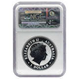 2002 Australia Silver Kookaburra MS70 NGC