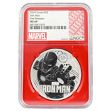 2018 Tuvalu Iron Man First Release MS69 NGC