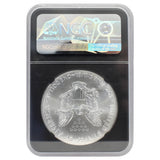 2020-S Silver Eagle MS70 "First Day of Issue" "Emergency Production" Signed by Elizabeth Jones